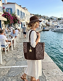 Kâğıt ip pullu ip çanta