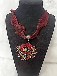 İğne oyalı fular
